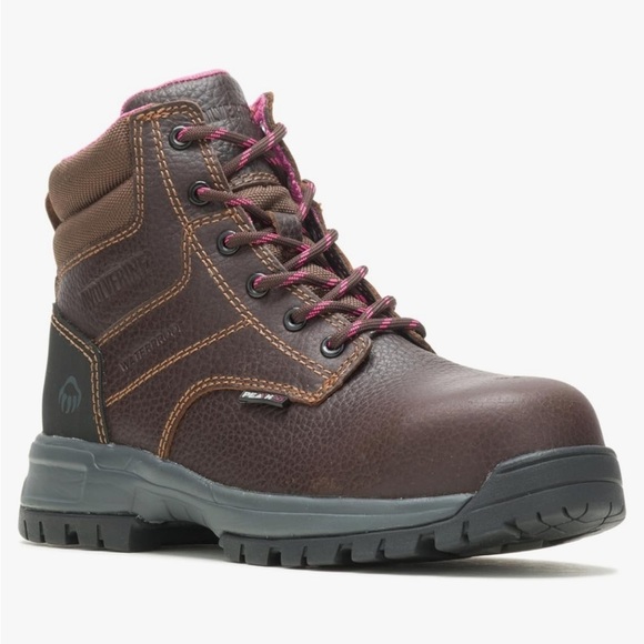 Wolverine Women's Piper Waterproof Composite Toe 6" Construction Boot Sz 10 - Picture 1 of 14